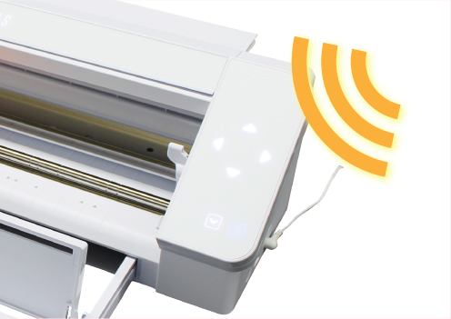 カッティングマシンでカットしてみよう　データを送信