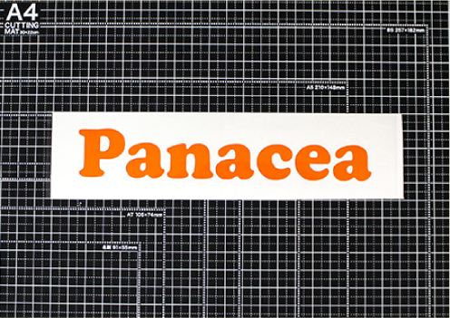 転写シートの使い方　作成ステッカー完成