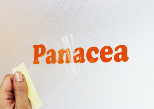 実際に貼り付けてみよう　ゆっくりはがす