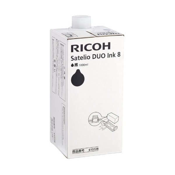RICOH Satelio DUO Ink 8 黒1000ml 6本セット パナシア】 デジタル印刷機 リコー 純正 インク デュオ インキ8