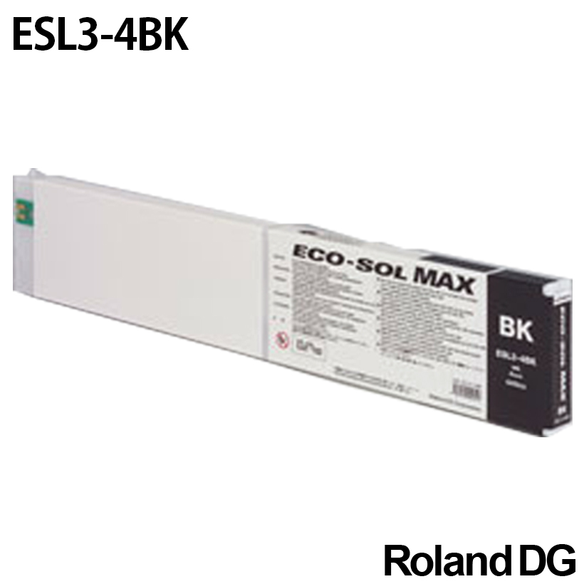 ローランド [ECO-SOL MAX] ESL3-4BK [純正品]インク【ブラック】440cc